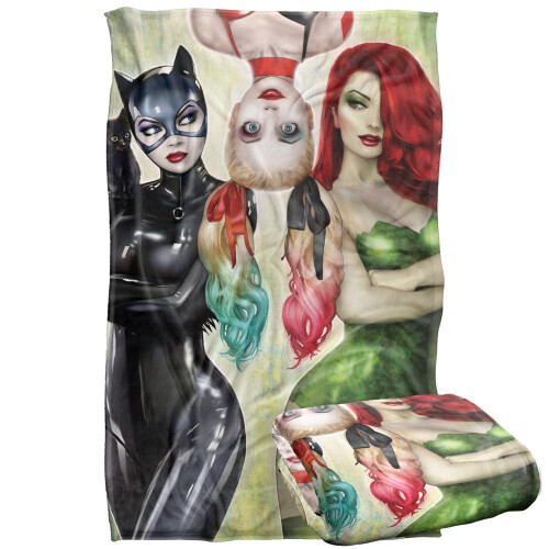 Batman (152cm x 127cm, Multicoloured) Batman Characters Polyester Soft Touch Blanket 1