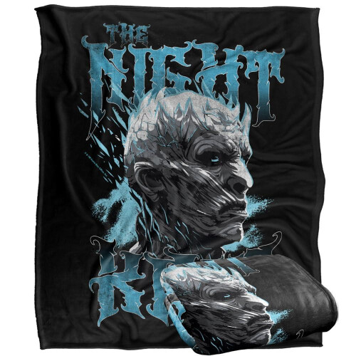 Game of Thrones (152cm x 127cm, Multicoloured) Game Of Thrones Night King Soft Touch Blanket 1