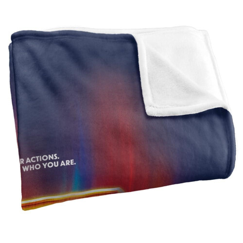 Superman (147cm x 91cm, Multicoloured) Superman 2025 Glowing Shield Choices Soft Touch Blanket 2