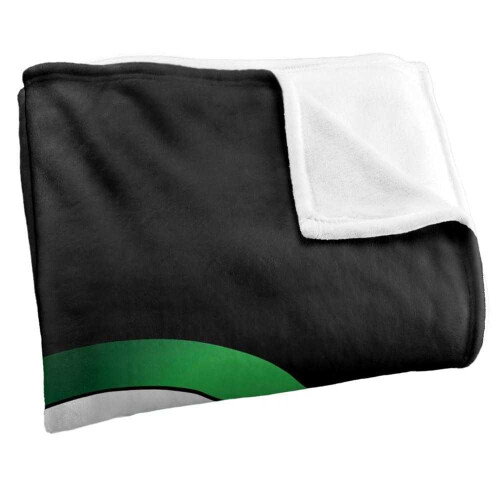 (147cm x 91cm, Multicoloured) Green Lantern Chrome Logo Soft Touch Blanket 2