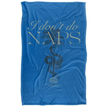 (152cm x 127cm, Multicoloured) The White Lotus I Don't Do Naps Blanket