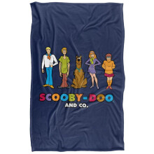 Scooby Doo And Co Lineup Soft Touch Blanket
