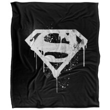 (147cm x 91cm, Multicoloured) Superman Graffiti Logo Blanket