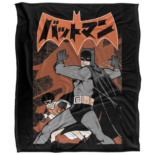 Batman (152cm x 127cm, Multicoloured) Batman Robin Rope Soft Touch Blanket