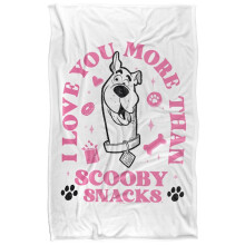 (147cm x 91cm, Multicoloured) Scooby Doo Scooby Snacks Soft Touch Valentine Blanket
