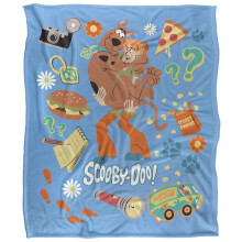 Scooby Doo Food Soft Touch Blanket