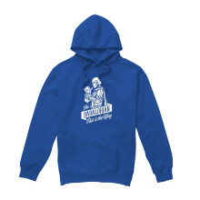(S, Royal Blue) Star Wars Unisex Adult The Dadalorian Mandalorian Fathers Day Hoodie