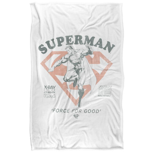 Superman Superman Force For Good Soft Touch Blanket