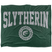 (147cm x 91cm, Multicoloured) Harry Potter Slytherin Soft Touch Blanket