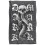 Harry Potter (147cm x 91cm, Grey) Harry Potter Dark Mark Gothic Blanket 1