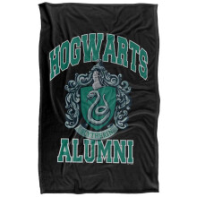 (152cm x 127cm, Multicoloured) Harry Potter Hogwarts Alumni Slytherin Blanket