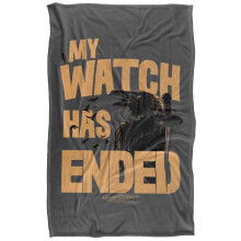 (147cm x 91cm, Multicoloured) Game Of Thrones My Watch Has Ended Soft Touch Blanket