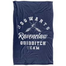 (147cm x 91cm, Multicoloured) Harry Potter Ravenclaw Quidditch Blanket