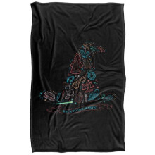 (147cm x 91cm, Multicoloured) Harry Potter Back To Hogwarts Soft Touch Blanket