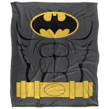 (147cm x 91cm, Multicoloured) Batman Costume Soft Touch Blanket