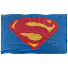 (147cm x 91cm, Multicoloured) Superman 2006 Shield Blanket