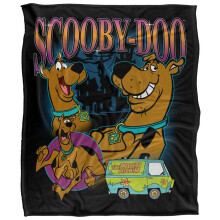 (147cm x 91cm, Multicoloured) Scooby Doo Bootleg Soft Touch Blanket