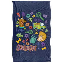 (147cm x 91cm, Multicoloured) Scooby Doo Icons Blanket