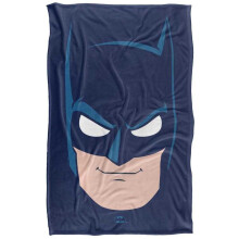 (147cm x 91cm, Navy) Batman Large Face Blanket