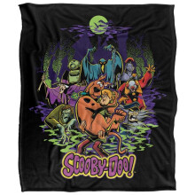 Scooby Doo Shaggy Chased By Monsters Blanket