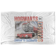 (152cm x 127cm, Multicoloured) Harry Potter Hogwarts Express Poster Blanket