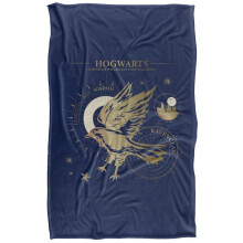 (147cm x 91cm, Multicoloured) Harry Potter Learning, Wit, Wisdom Ravenclaw Blanket