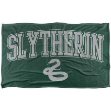 (147cm x 91cm, Green) Harry Potter Slytherin Snake Soft Touch Blanket