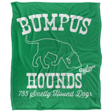 (152cm x 127cm, Green/White) A Christmas Story Bumpus Hounds Soft Touch Blanket