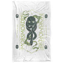 (152cm x 127cm, White/Green) Harry Potter Morsmordre Soft Touch Blanket