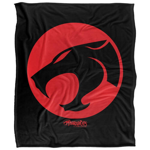 Thundercats (152cm x 127cm, Multicoloured) Thundercats Red Logo Soft Touch Blanket