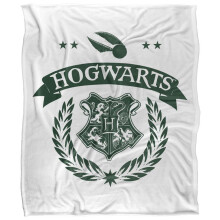 (147cm x 91cm, White) Harry Potter Quidditch Blanket