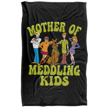 (152cm x 127cm, Multicoloured) Scooby Doo Mother Of Meddling Kids Soft Touch Blanket