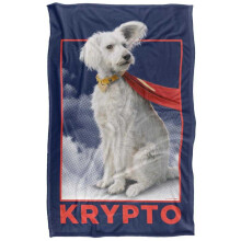(147cm x 91cm, Multicoloured) Superman Krypto 2025 Good Dog Blanket