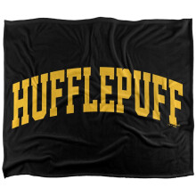 (91cm x 147cm, Black) Harry Potter Hufflepuff Soft Touch Blanket