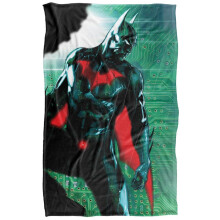 (152cm x 127cm, Multicoloured) Batman Beyond Soft Touch Blanket