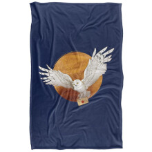 (36in x 58in, Multicoloured) Harry Potter Hedwig Full Moon Soft Touch Throw