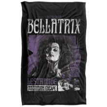 (152cm x 127cm, Black) Harry Potter Bellatrix Lestrange Soft Touch Blanket