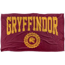 (147cm x 91cm, Red) Harry Potter Gryffindor Crest Soft Touch Blanket