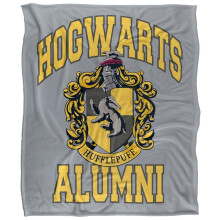 (152cm x 127cm, Grey) Harry Potter Alumni Hufflepuff Blanket
