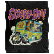 (152cm x 127cm, Multicoloured) Scooby Doo Fink Blanket