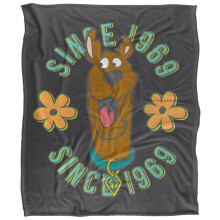 (147cm x 91cm, Multicoloured) Scooby Doo Since 1969 Soft Touch Blanket
