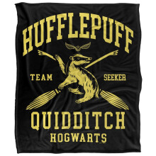 (147cm x 91cm, Yellow/Black) Harry Potter Quidditch Arch Hufflepuff Blanket