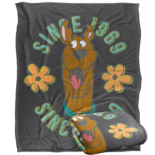 Scooby Doo (152cm x 127cm, Multicoloured) Scooby Doo Since 1969 Soft Touch Blanket 1