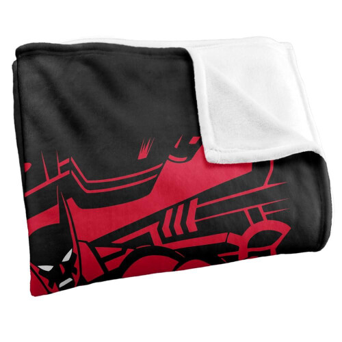 Batman (147cm x 91cm, Multicoloured) Batman Beyond At The Controls Soft Touch Blanket 2