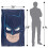 Batman (152cm x 127cm, Navy) Batman Large Face Blanket 4