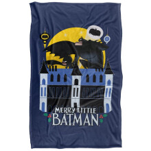 (60in x 50in, Multicoloured) Batman Merry Little Mansion Blanket