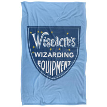 (152cm x 127cm, Blue) Harry Potter Wiseacres Wizarding Equipment Blanket