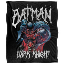 (152cm x 127cm, Multicoloured) Batman Evil Dark Knight Band Soft Touch Blanket