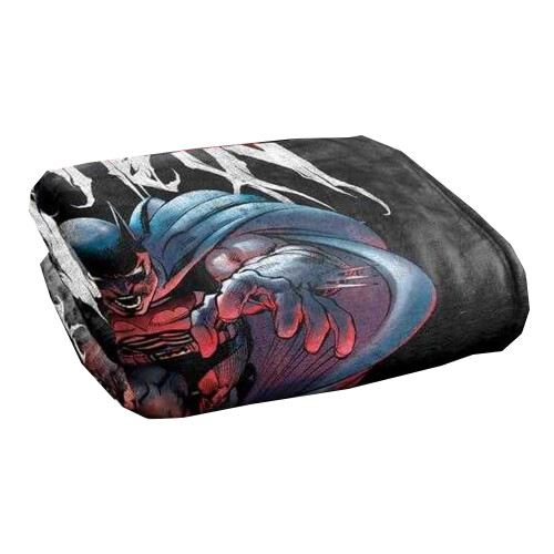 Batman (152cm x 127cm, Multicoloured) Batman Evil Dark Knight Band Soft Touch Blanket 1