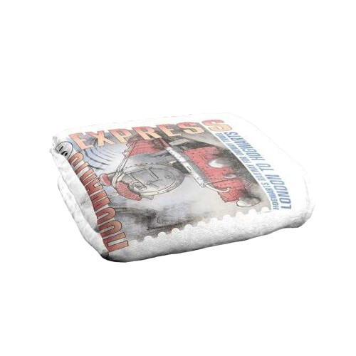 Harry Potter (147cm x 91cm, Multicoloured) Harry Potter Hogwarts Express Poster Blanket 1